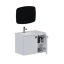 Ver imagem 3 de Armário Banheiro Aço 60cm Tarumã Branco com Lavatório Branco - P103464 - Cozimax