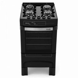 Fogão 4 Bocas Piacere Vetro - Bivolt - Preto - Mueller - 2