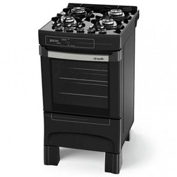 Fogão 4 Bocas Piacere Vetro - Bivolt - Preto - Mueller - 1