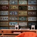 Ver imagem 3 de Papel de Parede Placa Automotiva Vintage - 0,58 x 3,00m - Rolo