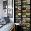 Ver imagem 1 de Papel de Parede Placa Automotiva Vintage - 0,58 x 3,00m - Rolo