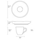 Ver imagem 3 de Xícara para Café com Pires Bio Rouxinol 120ml Porto Brasil C