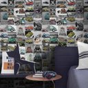 Ver imagem 1 de Papel de Parede Fusca Vintage - 0,58 x 3,00m - Rolo