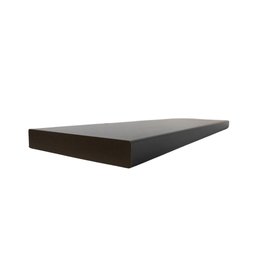 Kit 2 Prateleiras 100% MDF cor GRAFIT 30x10x1,5cm + Suporte de instalação - 4