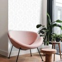 Ver imagem 1 de Papel de Parede Arabesco Riade - Várias Cores - Cinza