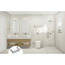 Ver imagem 3 de Porta Sabonete Saboneteira de Banheiro em Aço Inox Polido Brilhante Linha Larissa Stainless