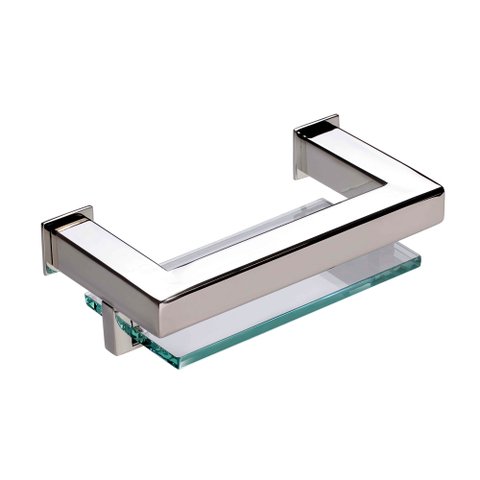 Porta Sabonete Saboneteira de Banheiro em Aço Inox Polido Brilhante Linha Larissa Stainless