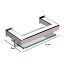 Ver imagem 6 de Porta Sabonete Saboneteira de Banheiro em Aço Inox Polido Brilhante Linha Larissa Stainless