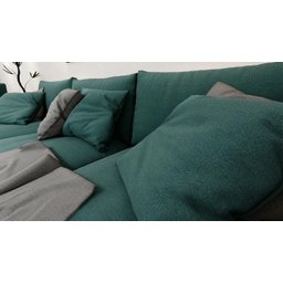 Kit Duas Poltrona Pétala Base Giratória Cromado em Linho:10-verde - 4