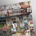 Ver imagem 3 de Papel de Parede Londres Vintage - 0,58 x 3,00m - Rolo