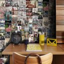 Ver imagem 1 de Papel de Parede Londres Vintage - 0,58 x 3,00m - Rolo