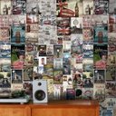 Ver imagem 2 de Papel de Parede Londres Vintage - 0,58 x 3,00m - Rolo