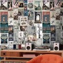 Ver imagem 1 de Papel de Parede Paris Vintage - 0,58 x 3,00m - Rolo