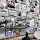 Ver imagem 3 de Papel de Parede Kombi Vintage - 0,58 x 3,00m - Rolo
