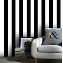 Ver imagem 1 de Papel de Parede Listras Fortes Classic - Preto
