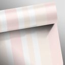 Ver imagem 2 de Papel de Parede Listras Médias Clear - Rosa Claro