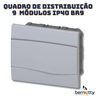 Quadro de Distribuição Embutir 9 Disjuntores Din Brum - 2