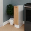 Ver imagem 1 de Balcão Porta Tempero Planejado 20cm sem Tampo Arizona CabeCasa MadeiraOriginals Marrom/Figueira/Branco