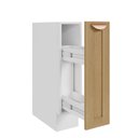 Ver imagem 7 de Balcão Porta Tempero Planejado 20cm sem Tampo Arizona CabeCasa MadeiraOriginals Marrom/Figueira/Branco