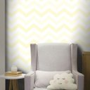 Ver imagem 1 de Papel de Parede Chevron Mix - Amarelo