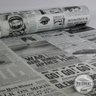 Papel de Parede Jornal Vintage - 0,58 x 3,00m - Rolo - 3