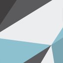 Ver imagem 2 de Adesivo para Porta Geométrico Turquesa - 0,90 x 2,10m