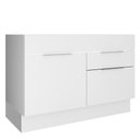 Ver imagem 1 de Balcão de Pia Madesa Stella 1 Porta e 2 Gavetas Branco Cor:Branco