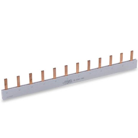 Barramento 12 Polos 80 Amperes 215mm - Forceline Barramento Monofásico 12 Polos 80 Amperes 215mm - 6