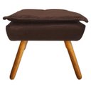 Ver imagem 3 de Puff Decorativo Opala Suede Marrom