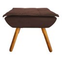 Ver imagem 2 de Puff Decorativo Opala Suede Marrom