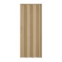 Ver imagem 1 de Porta Sanfonada de PVC 210cm x 84cm Plastporta Bcf Marrom/Carvalho Prata