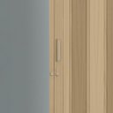 Ver imagem 4 de Porta Sanfonada de PVC 210cm x 84cm Plastporta Bcf Marrom/Carvalho Prata