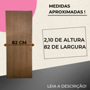 Ver imagem 2 de Folha de Porta Lisa para Verniz 2,10 x 0,82