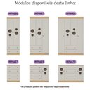 Ver imagem 7 de Quarto de Bebê Completo Berço Americano 3x1 Colchão Pirulito Multimóveis Mp4629 Madeirado/off