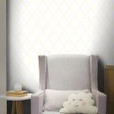 Ver imagem 1 de Papel de Parede Arabesco Clear - Várias Cores - Amarelo
