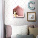 Ver imagem 2 de Papel de Parede Arabesco Clear - Várias Cores - Rosa