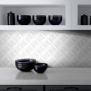 Ver imagem 1 de Papel de Parede Círculos 3D Branco - 0,58 x 3,00m - Rolo