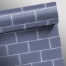 Papel de Parede Azulejo Metrô - Várias Cores - Azul - 3