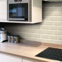 Ver imagem 1 de Papel de Parede Azulejo Metrô - Várias Cores - Marrom