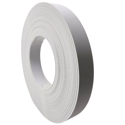 Fita de Borda Abs Cinza Aurora Trama 22mm X 1mm X 5m para Moveis Acabamento Revestimento