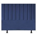 Ver imagem 1 de Cabeceira Estofada Cama Casal Queen Size 160 Cm Karla Suede:azul Marinho