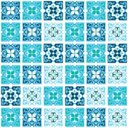 Ver imagem 4 de Papel de Parede Azulejo Berga - Várias Cores - Azul