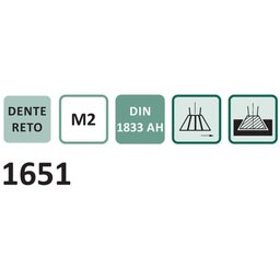 Fresa Angular para Rasgo Rabo de Andorinha - Med. 25,0mm X 60° - Corte À Direita, Dentes Retos, - 2 Fresa Angular para Rasgo Rabo de Andorinha - Med. 25,0mm X 60° - Corte À Direita, Dentes Retos, - 2