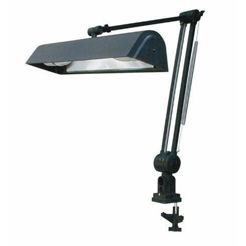 Luminária de Prancheta Articulada com Garra e Mola Ref. 271 Ilutec - Preto