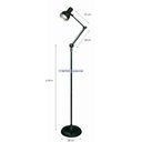 Ver imagem 2 de Luminária Coluna Ilutec Articulada Ref.180 - Preto