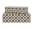 Ver imagem 2 de Kit Caixas em Mdf e Canvas 22141 Mart