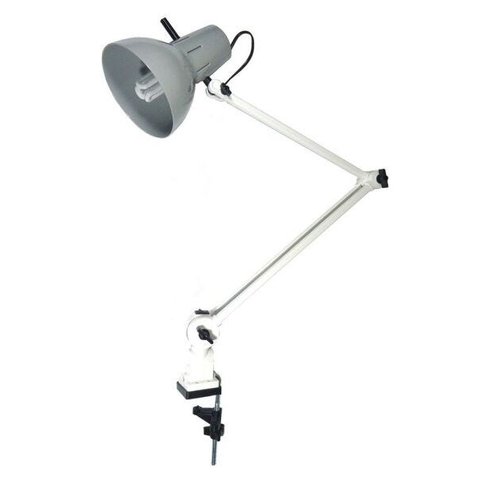 Luminária Industrial Ilutec com cúpula de alumínio Ref. 389 - Branco