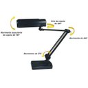 Ver imagem 3 de Luminária de Mesa Articulável Ilutec para Lâmpada Compacta Ref. 251 - Preto