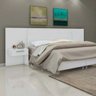 Cabeceira Casal Bali Plus Com 2 Mesas de Cabeceira 100% Mdf - Branco - 1