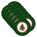 Ver imagem 1 de Kit Sousplat Natal Árvore Verde Nsw 12 Peças sem Base